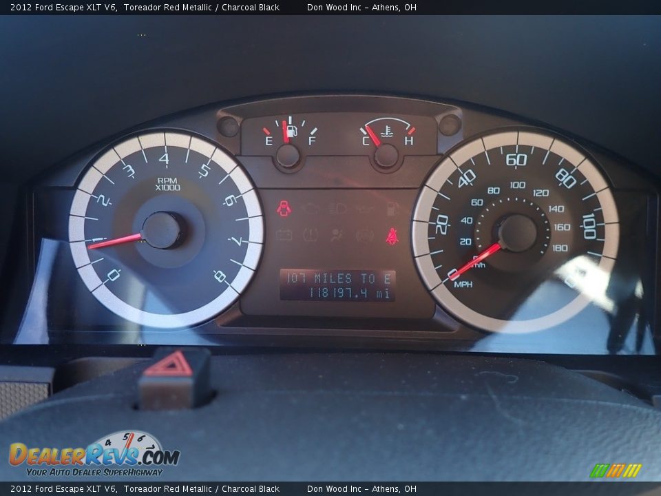 2012 Ford Escape XLT V6 Toreador Red Metallic / Charcoal Black Photo #27