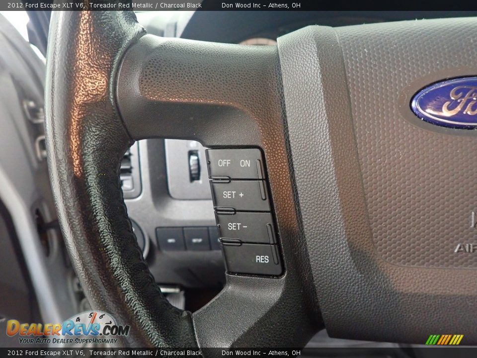 2012 Ford Escape XLT V6 Toreador Red Metallic / Charcoal Black Photo #28