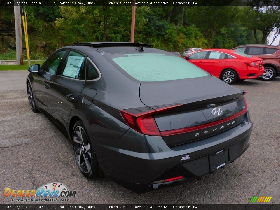 2022 Hyundai Sonata SEL Plus Portofino Gray / Black Photo #5