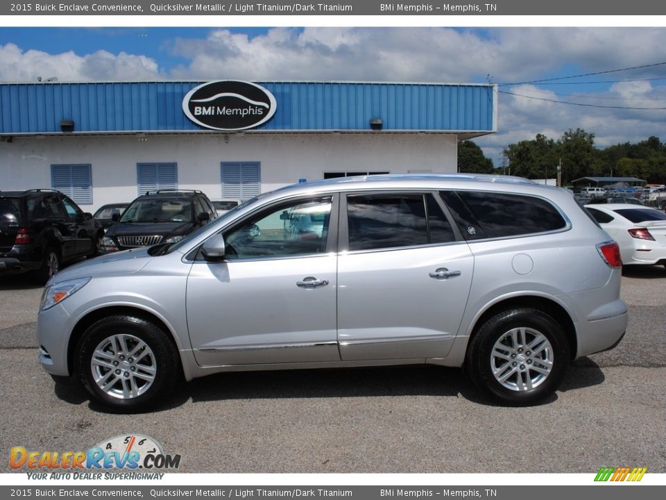 2015 Buick Enclave Convenience Quicksilver Metallic / Light Titanium/Dark Titanium Photo #2