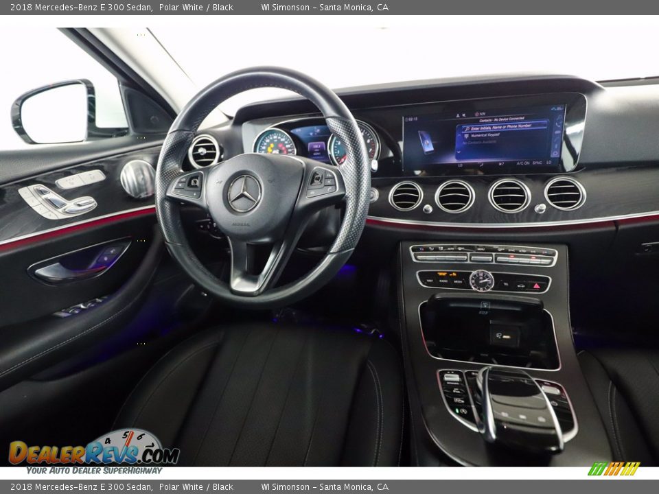 2018 Mercedes-Benz E 300 Sedan Polar White / Black Photo #27