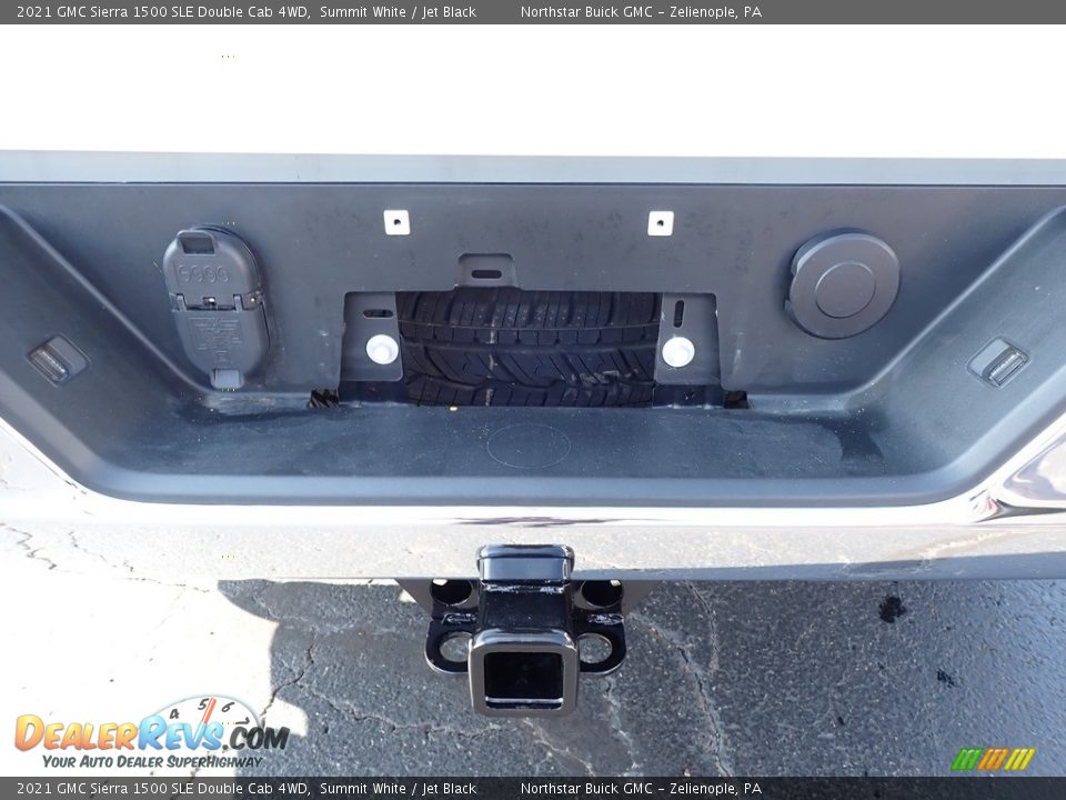 2021 GMC Sierra 1500 SLE Double Cab 4WD Summit White / Jet Black Photo #11