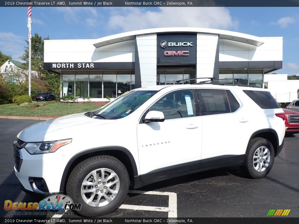 2019 Chevrolet Traverse LT AWD Summit White / Jet Black Photo #1