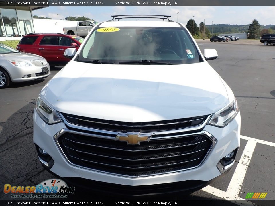 2019 Chevrolet Traverse LT AWD Summit White / Jet Black Photo #3