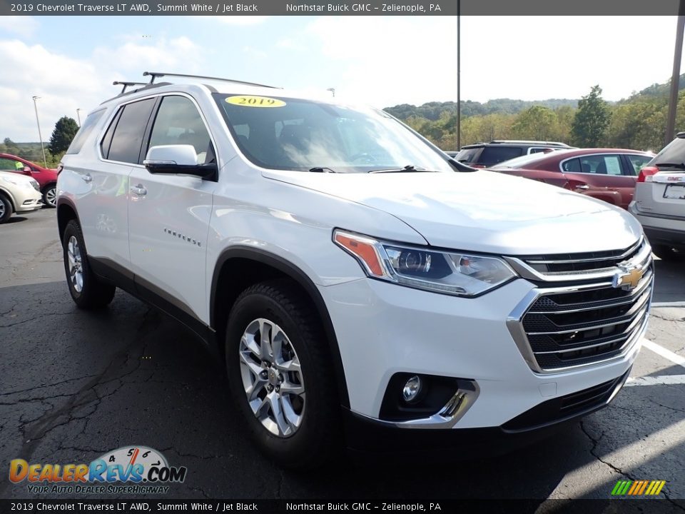 2019 Chevrolet Traverse LT AWD Summit White / Jet Black Photo #4