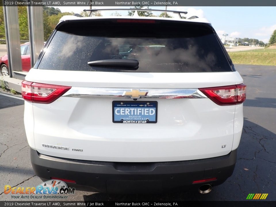 2019 Chevrolet Traverse LT AWD Summit White / Jet Black Photo #10