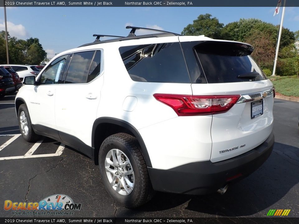 2019 Chevrolet Traverse LT AWD Summit White / Jet Black Photo #13