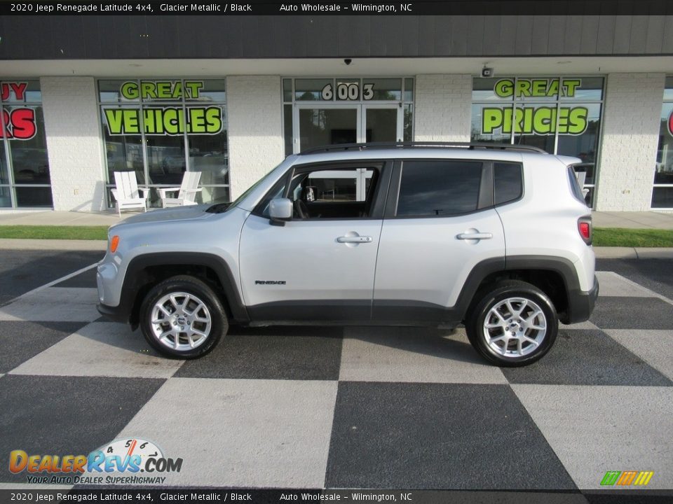 2020 Jeep Renegade Latitude 4x4 Glacier Metallic / Black Photo #1