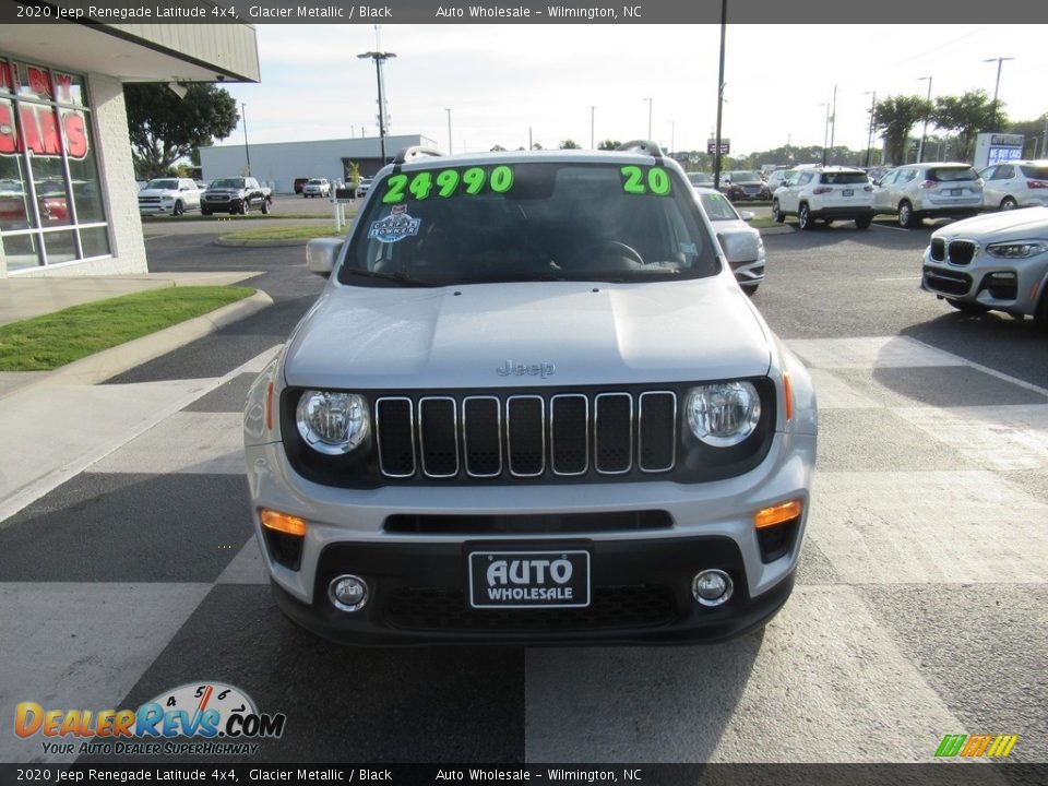 2020 Jeep Renegade Latitude 4x4 Glacier Metallic / Black Photo #2
