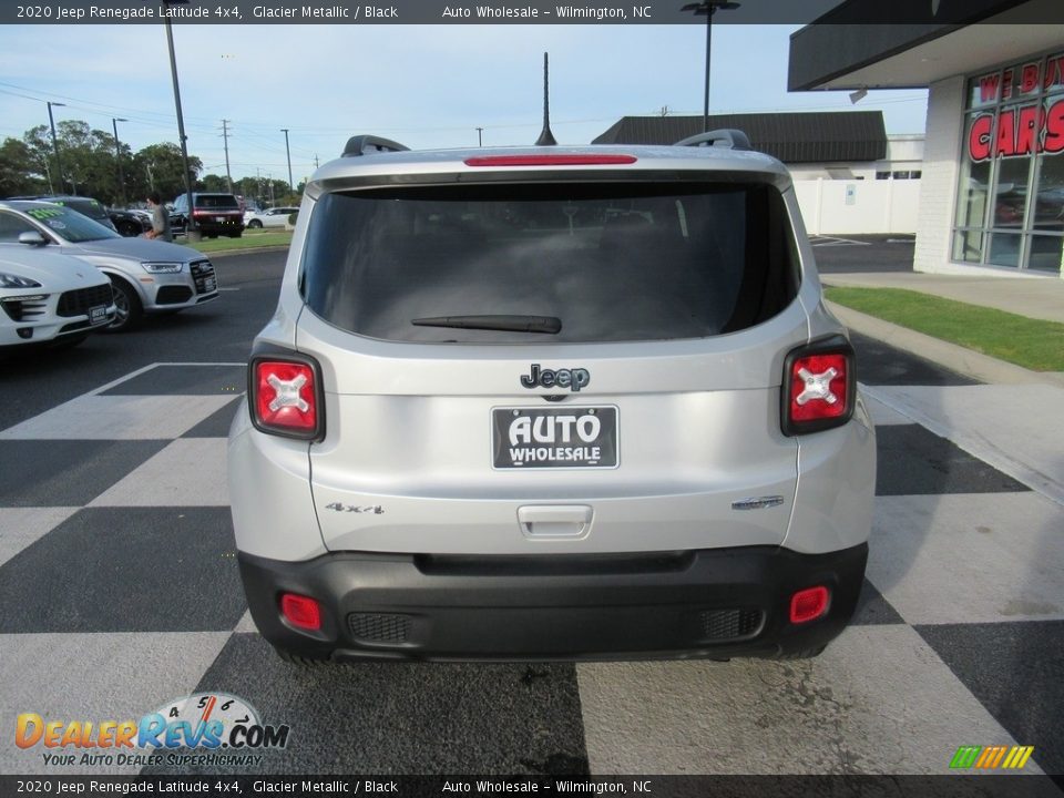 2020 Jeep Renegade Latitude 4x4 Glacier Metallic / Black Photo #4