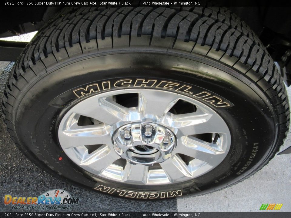 2021 Ford F350 Super Duty Platinum Crew Cab 4x4 Star White / Black Photo #7