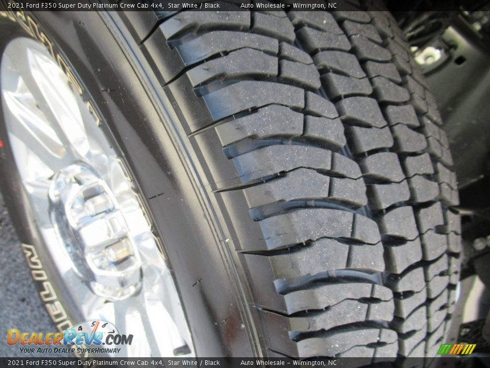 2021 Ford F350 Super Duty Platinum Crew Cab 4x4 Star White / Black Photo #8