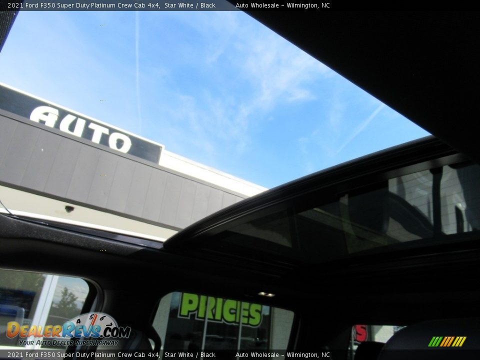 2021 Ford F350 Super Duty Platinum Crew Cab 4x4 Star White / Black Photo #11