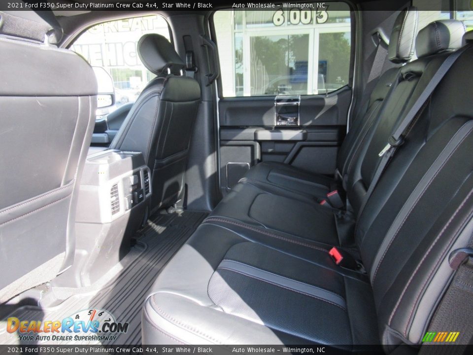 2021 Ford F350 Super Duty Platinum Crew Cab 4x4 Star White / Black Photo #12