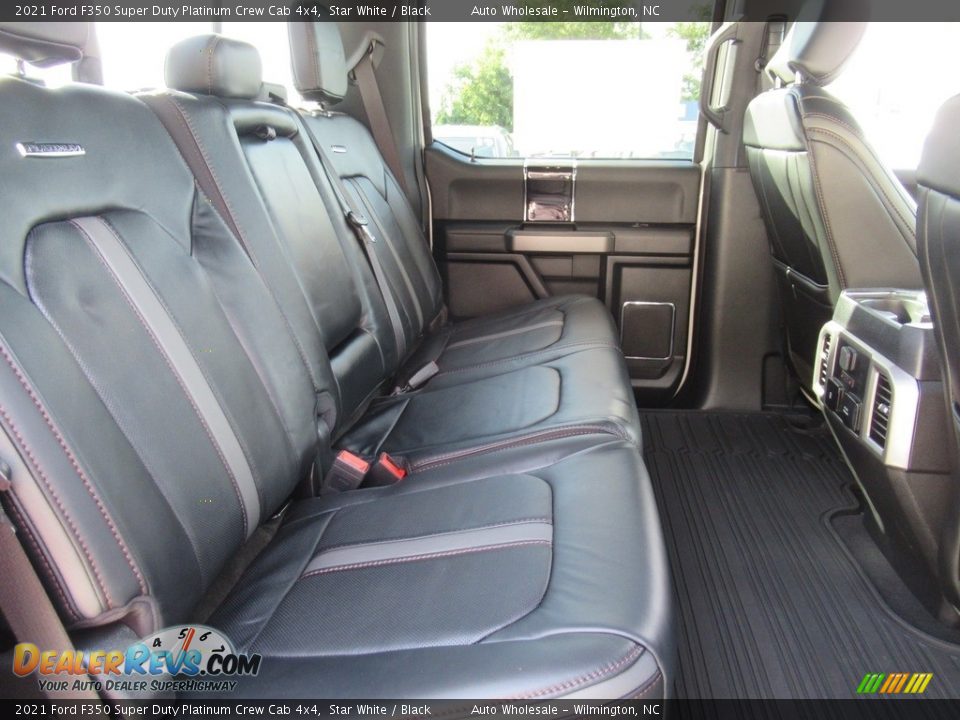 2021 Ford F350 Super Duty Platinum Crew Cab 4x4 Star White / Black Photo #14