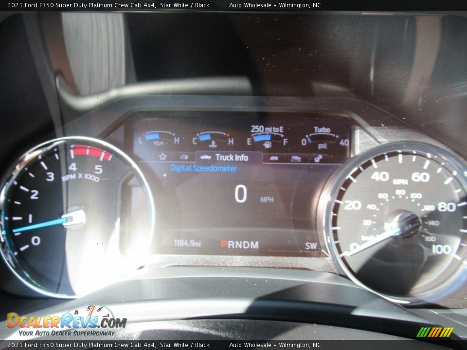2021 Ford F350 Super Duty Platinum Crew Cab 4x4 Star White / Black Photo #16