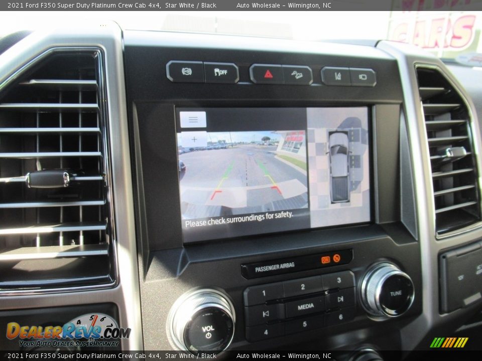 2021 Ford F350 Super Duty Platinum Crew Cab 4x4 Star White / Black Photo #18