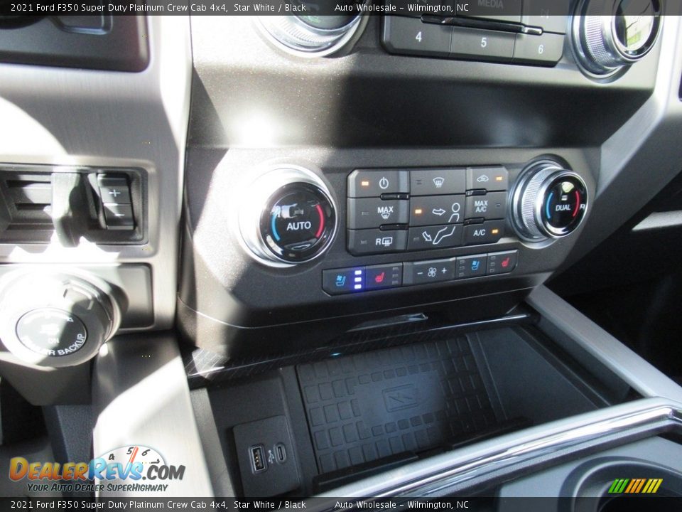 2021 Ford F350 Super Duty Platinum Crew Cab 4x4 Star White / Black Photo #19