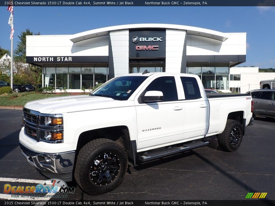 2015 Chevrolet Silverado 1500 LT Double Cab 4x4 Summit White / Jet Black Photo #1