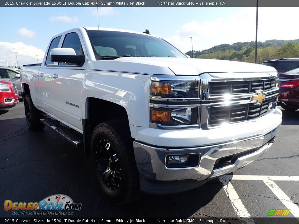 2015 Chevrolet Silverado 1500 LT Double Cab 4x4 Summit White / Jet Black Photo #4