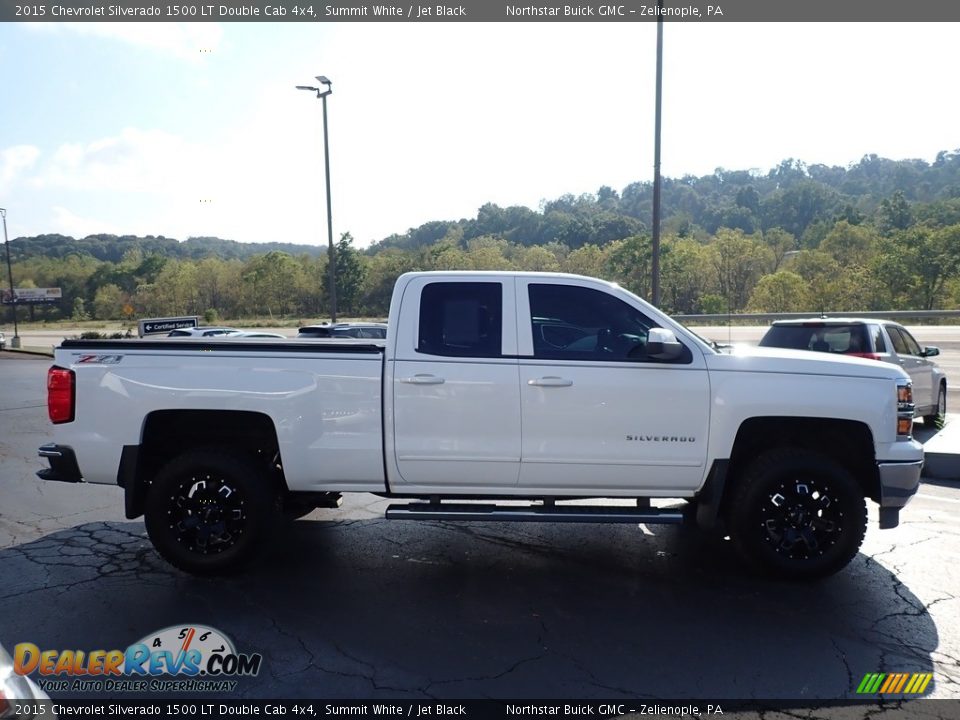 2015 Chevrolet Silverado 1500 LT Double Cab 4x4 Summit White / Jet Black Photo #5