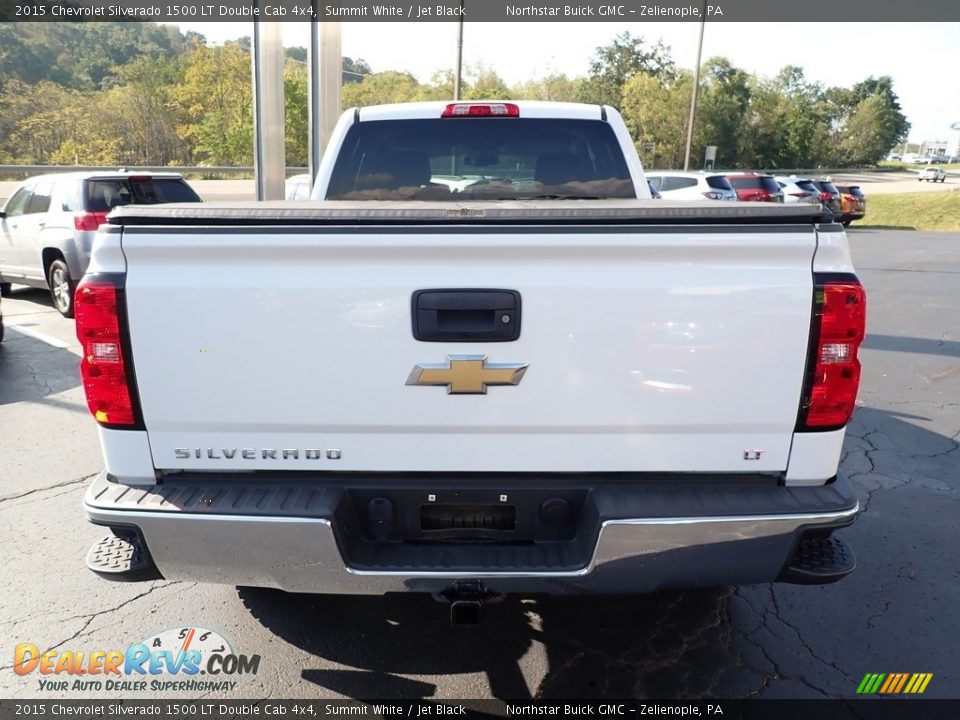 2015 Chevrolet Silverado 1500 LT Double Cab 4x4 Summit White / Jet Black Photo #10