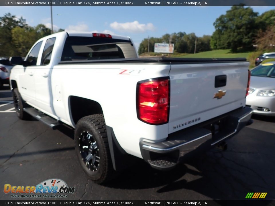 2015 Chevrolet Silverado 1500 LT Double Cab 4x4 Summit White / Jet Black Photo #11