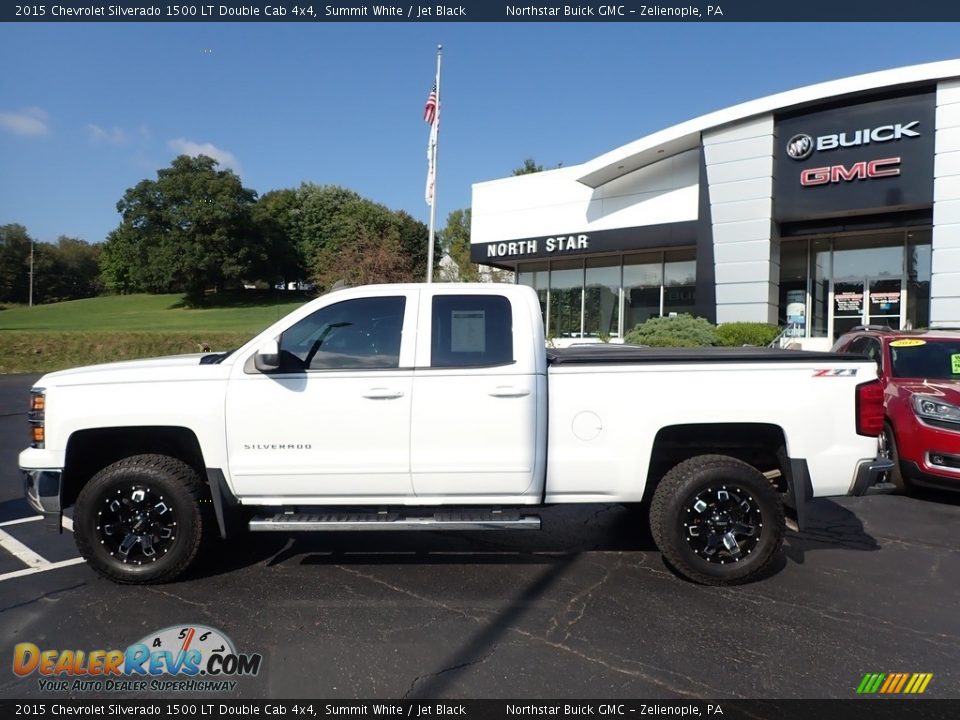 2015 Chevrolet Silverado 1500 LT Double Cab 4x4 Summit White / Jet Black Photo #12