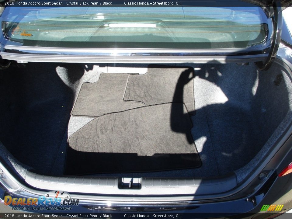 2018 Honda Accord Sport Sedan Crystal Black Pearl / Black Photo #13