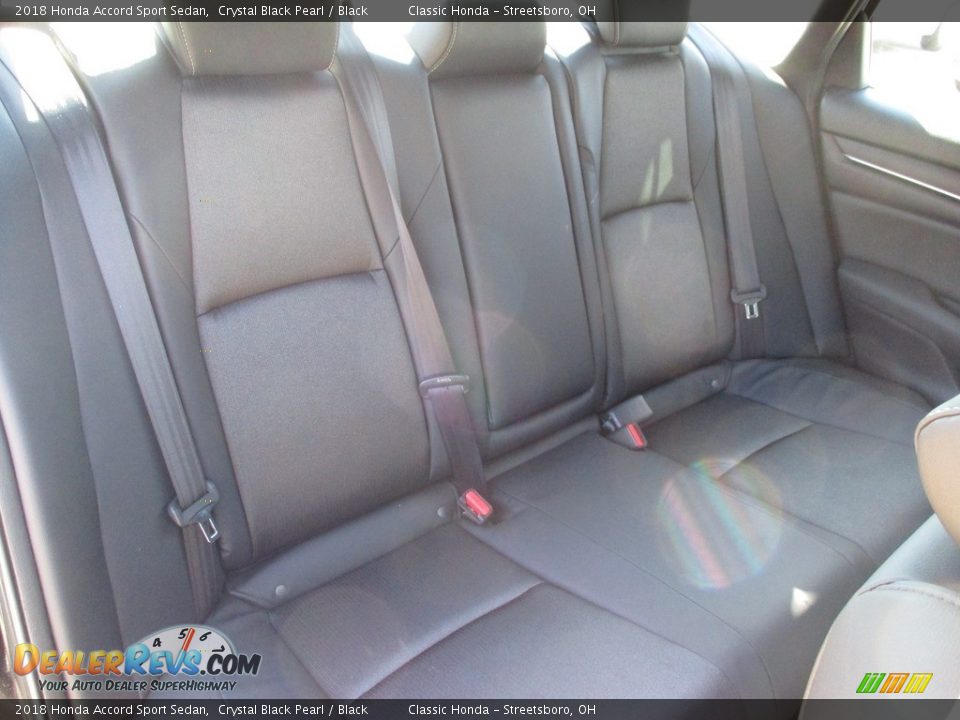 2018 Honda Accord Sport Sedan Crystal Black Pearl / Black Photo #21