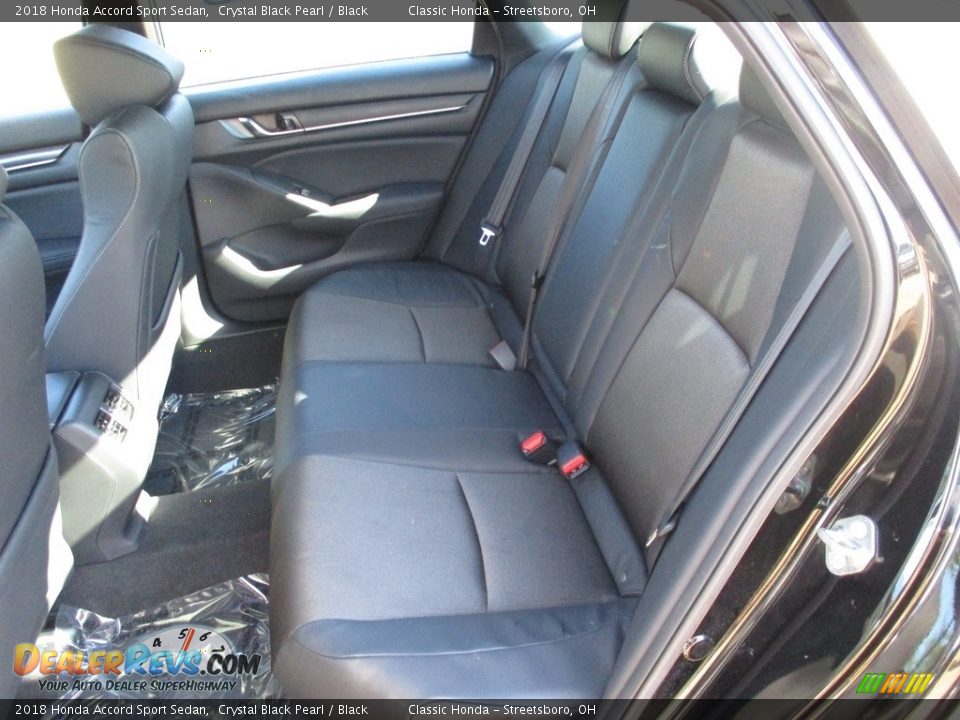 2018 Honda Accord Sport Sedan Crystal Black Pearl / Black Photo #23