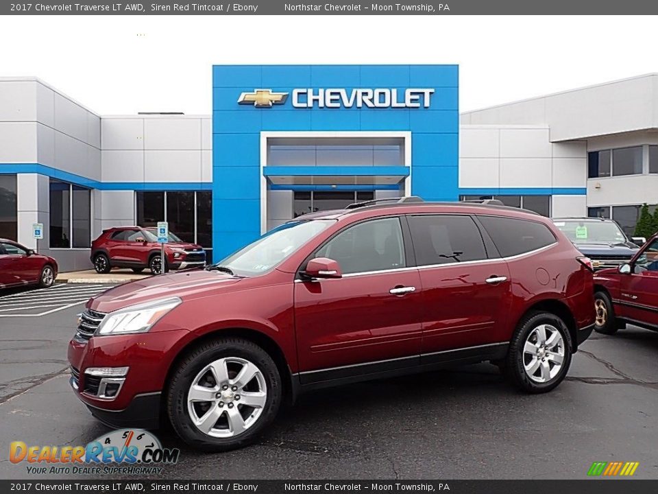 2017 Chevrolet Traverse LT AWD Siren Red Tintcoat / Ebony Photo #1