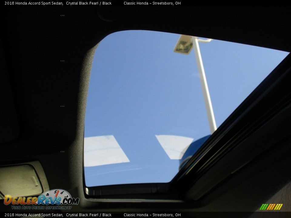 2018 Honda Accord Sport Sedan Crystal Black Pearl / Black Photo #28