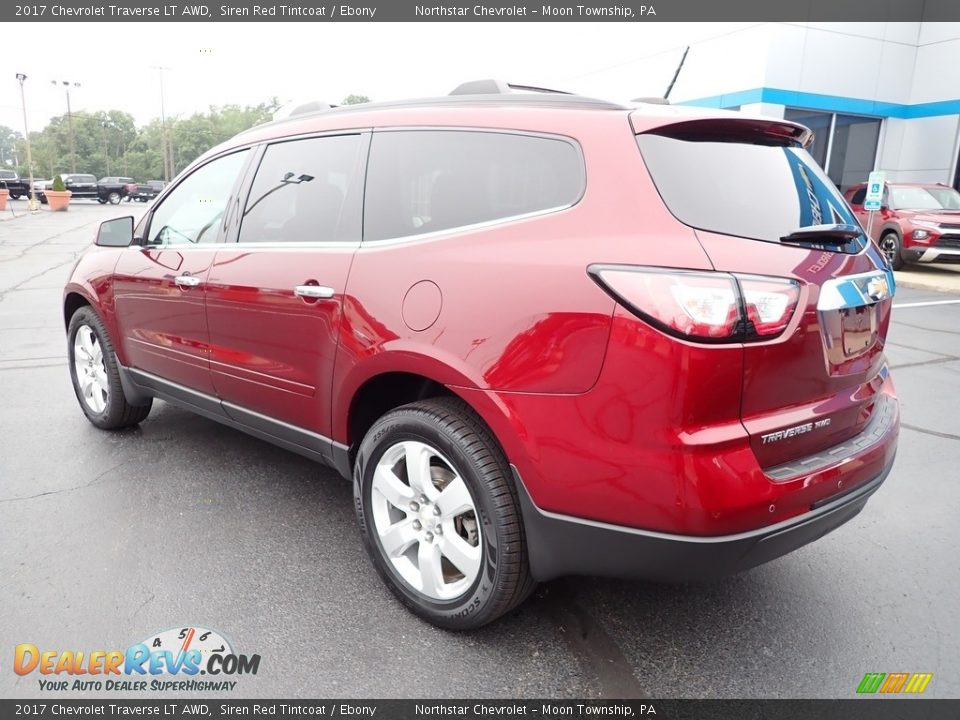 2017 Chevrolet Traverse LT AWD Siren Red Tintcoat / Ebony Photo #4