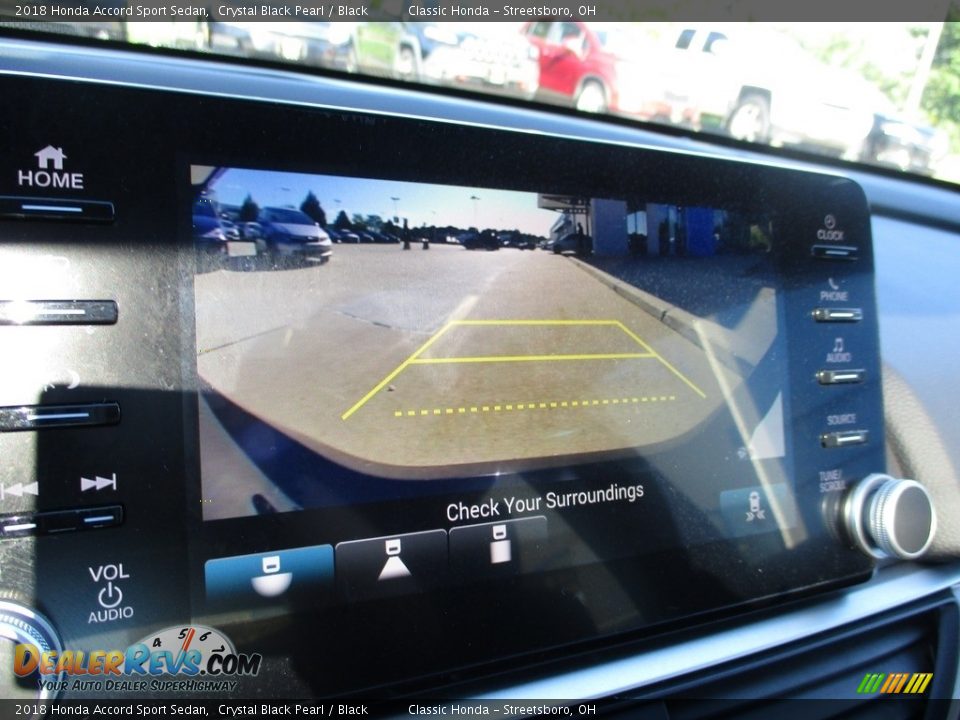 2018 Honda Accord Sport Sedan Crystal Black Pearl / Black Photo #34