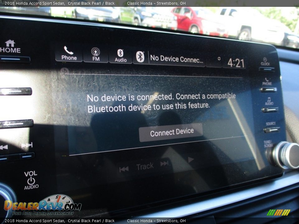 2018 Honda Accord Sport Sedan Crystal Black Pearl / Black Photo #35