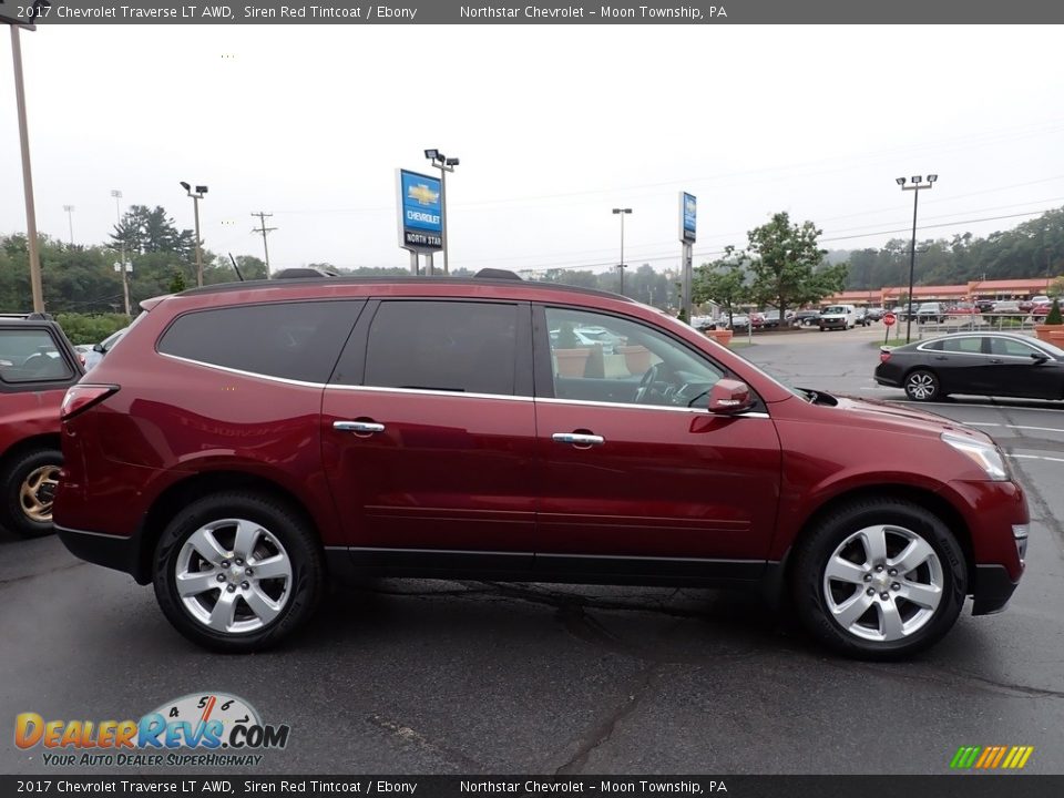 2017 Chevrolet Traverse LT AWD Siren Red Tintcoat / Ebony Photo #9