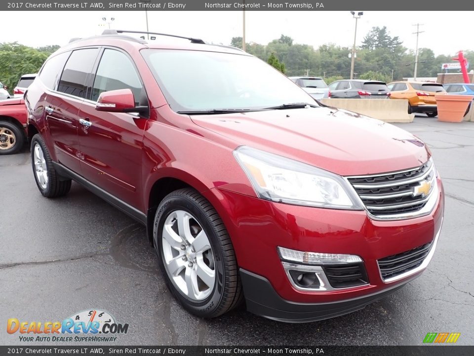 2017 Chevrolet Traverse LT AWD Siren Red Tintcoat / Ebony Photo #10