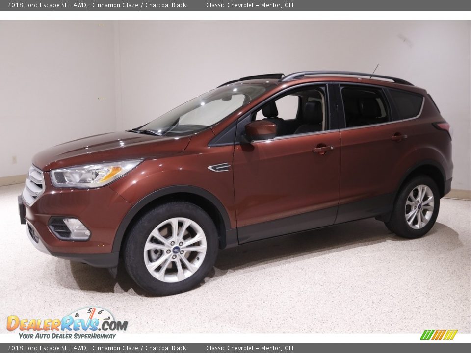 2018 Ford Escape SEL 4WD Cinnamon Glaze / Charcoal Black Photo #3