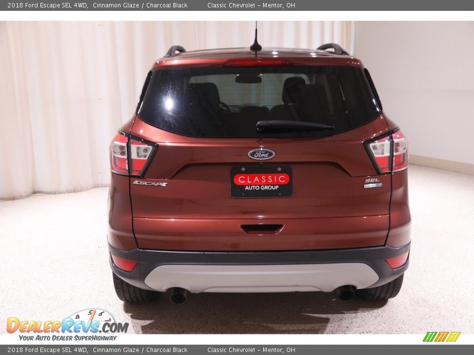 2018 Ford Escape SEL 4WD Cinnamon Glaze / Charcoal Black Photo #17