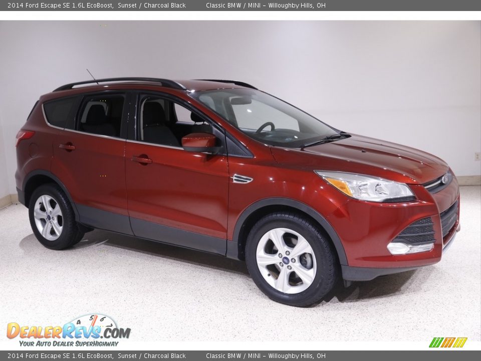 2014 Ford Escape SE 1.6L EcoBoost Sunset / Charcoal Black Photo #1