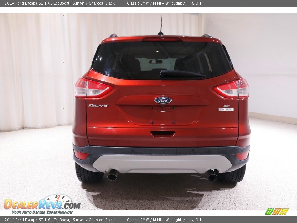 2014 Ford Escape SE 1.6L EcoBoost Sunset / Charcoal Black Photo #16