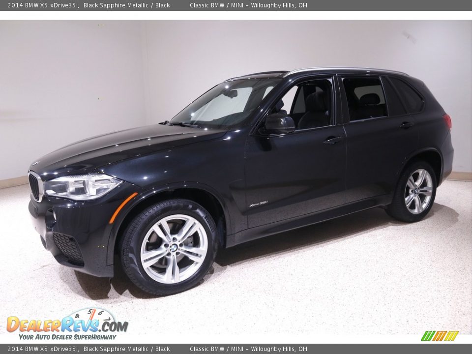 2014 BMW X5 xDrive35i Black Sapphire Metallic / Black Photo #3