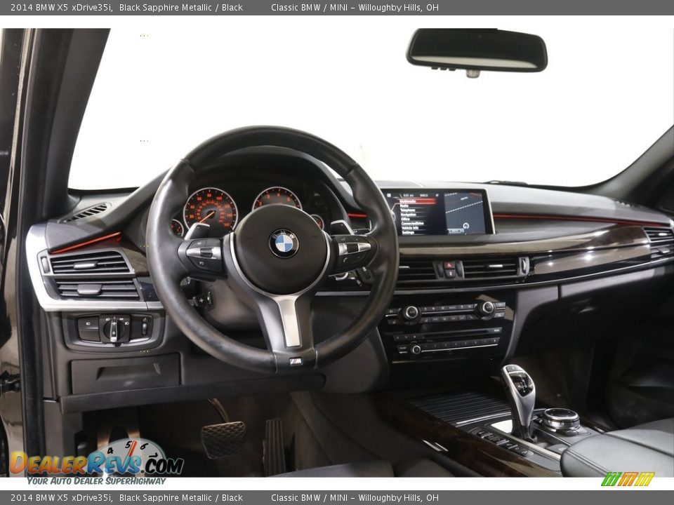 2014 BMW X5 xDrive35i Black Sapphire Metallic / Black Photo #6