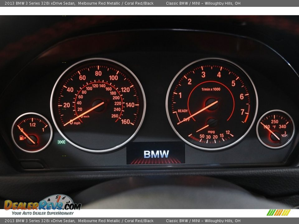 2013 BMW 3 Series 328i xDrive Sedan Melbourne Red Metallic / Coral Red/Black Photo #8