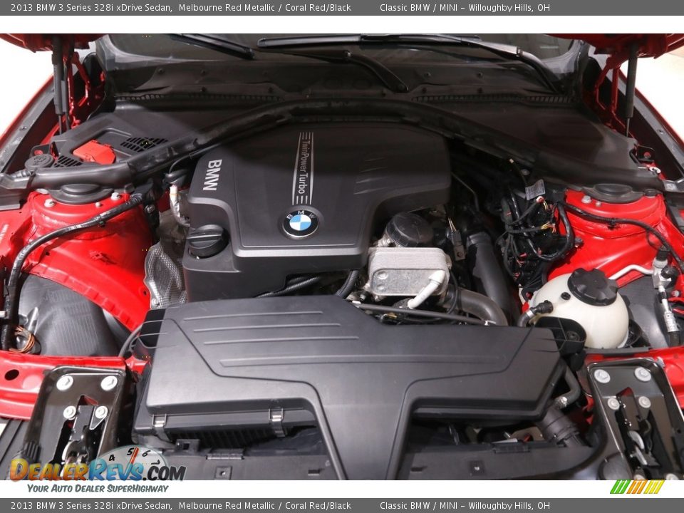 2013 BMW 3 Series 328i xDrive Sedan Melbourne Red Metallic / Coral Red/Black Photo #19