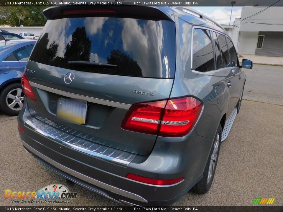 2018 Mercedes-Benz GLS 450 4Matic Selenite Grey Metallic / Black Photo #2