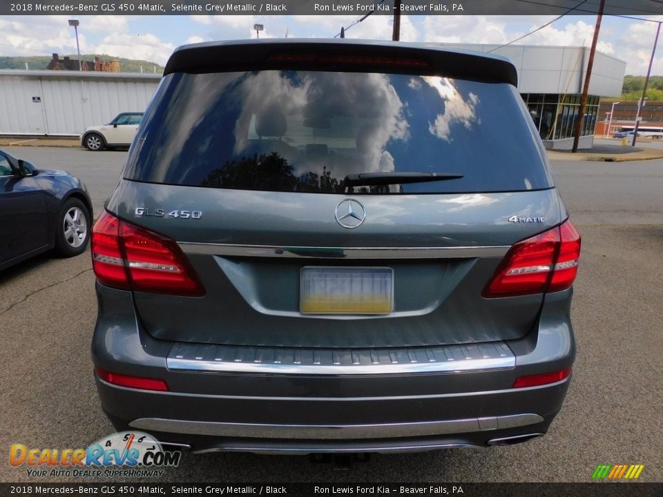 2018 Mercedes-Benz GLS 450 4Matic Selenite Grey Metallic / Black Photo #3