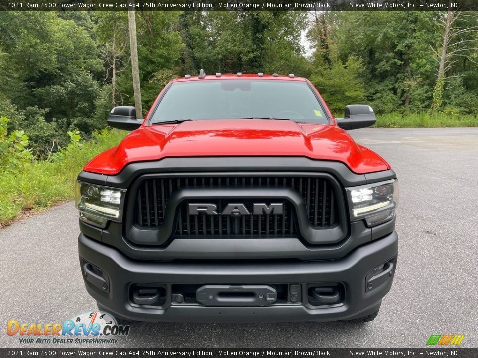 2021 Ram 2500 Power Wagon Crew Cab 4x4 75th Anniversary Edition Molten Orange / Mountain Brown/Black Photo #5