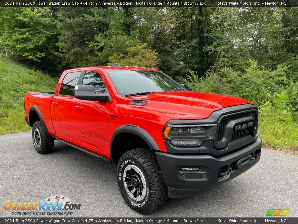 Front 3/4 View of 2021 Ram 2500 Power Wagon Crew Cab 4x4 75th Anniversary Edition Photo #6